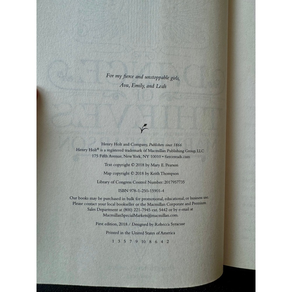 Mary E Pearson Dance Of Thieves Vow Of Thieves Duology 1st Edition Hardcover - Picture 8 of 9